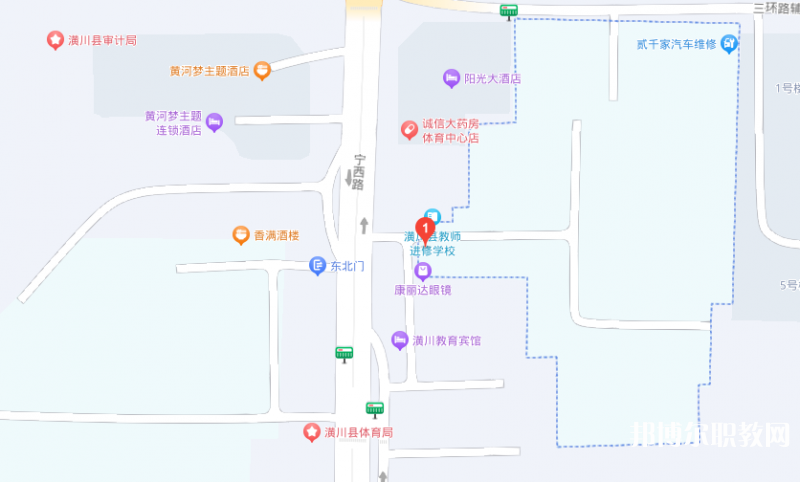 潢川縣職業(yè)中等專業(yè)學(xué)校地址，乘車路線