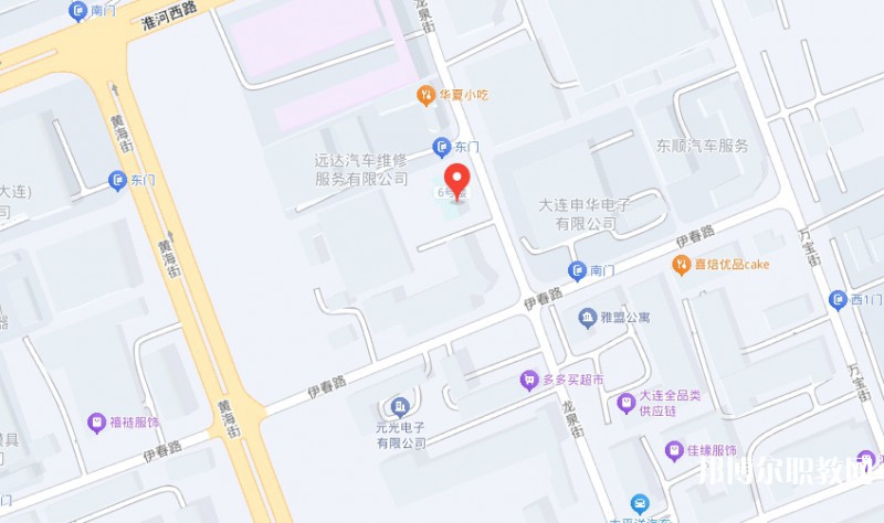 大連市蘭克藝術(shù)中等職業(yè)學(xué)校地址，乘車(chē)路線