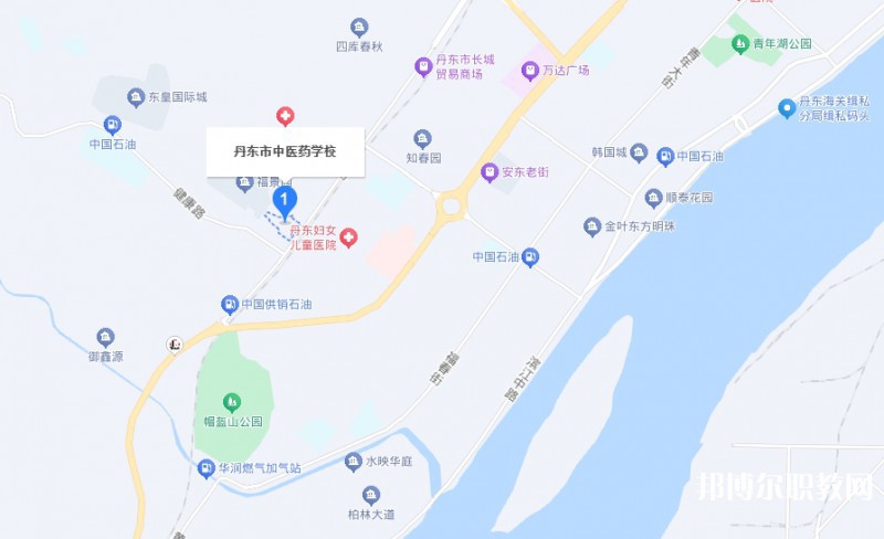 丹東市中醫(yī)藥學(xué)校地址，乘車路線