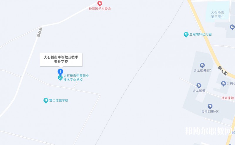 大石橋市中等職業(yè)技術(shù)專業(yè)學(xué)校地址，乘車路線