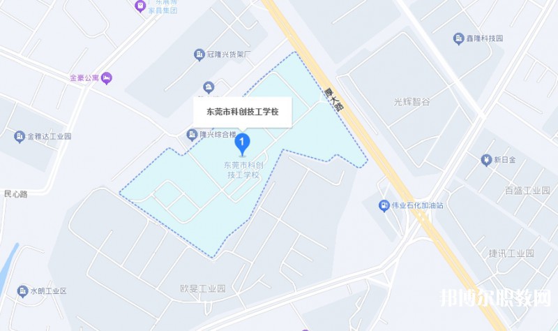 東莞市科創(chuàng)技工學(xué)校地址，乘車路線